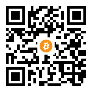 bitcoin:1HYZ6zAtz69cYDLtRkW3Ek4r8DZ6S1tYC3 black Bitcoin QR code