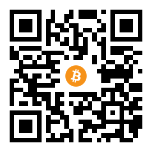 bitcoin:1HYZvhoXccEqVrKYPWRyiqrGKhVkJud7V4 black Bitcoin QR code