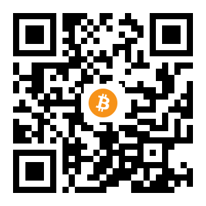 bitcoin:1HZTLxdU9eCPZALPyMNcrupALGRWShzKkW black Bitcoin QR code