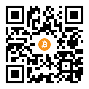 bitcoin:1HaBrDhMgScpVLWxNWPYYuotBdtNAAxEb2 black Bitcoin QR code