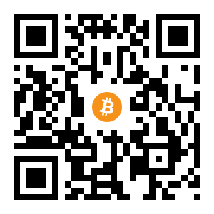 bitcoin:1HagCEdFLBPEqQgKpXCK6N27MeMtTYof5g black Bitcoin QR code