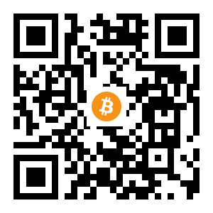bitcoin:1HbsgRPzEbHVubiD5xYBEZLbjrtUmAtG34 black Bitcoin QR code