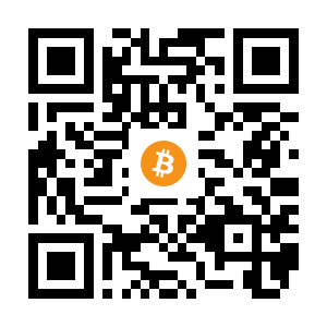 bitcoin:1HcRMSRQ2y9cHXjnTfZcaf6zZis3ecsX6s black Bitcoin QR code