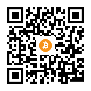 bitcoin:1HccrknZ7jwKiVTFQM9xaNhpxyWa7JtAmF black Bitcoin QR code