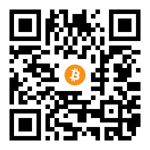 bitcoin:1HdZxDWbTawuLH1npXLrRN5r3AzUek91Gf black Bitcoin QR code