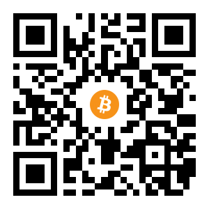 bitcoin:1HdzBAb2J879KgdX2jCC6xHPJJZ3qEsiru black Bitcoin QR code