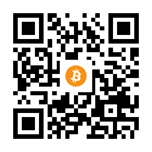 bitcoin:1HeUqxR2K6ucFQ6vqvR7dC2An498eEzGHi black Bitcoin QR code