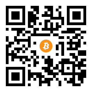 bitcoin:1HgrgwVMPLUfCj1L3XeC9A4ToFvwQefjSG black Bitcoin QR code