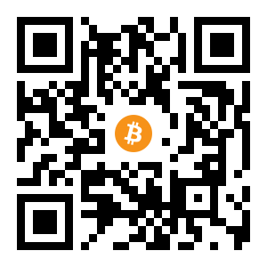 bitcoin:1HhBLdDtbkwYSj15MnrTkxfvztRrChKNgy black Bitcoin QR code