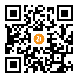 bitcoin:1HhUgJ72b8oA8FxKK8q4LZ4MbBcUM1z2dw black Bitcoin QR code