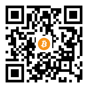 bitcoin:1HjEnFYgvTc4DEGosQbVsb2TRxsVnjFKeX black Bitcoin QR code