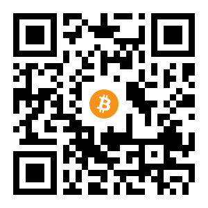 bitcoin:1Hjk1DtDMd58H7JSs3QwRwBN6a7BqptUPk black Bitcoin QR code