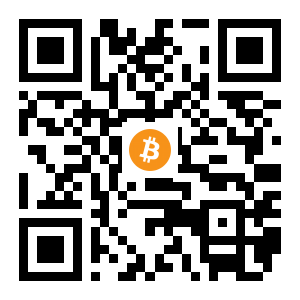 bitcoin:1HjxVaCzPqKFUyRSVZ7XuH6FDqRKXUBWcn black Bitcoin QR code