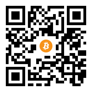bitcoin:1Hm7z5ZE2cutuNmyBZf9XAfrFmTJC2zt4n black Bitcoin QR code