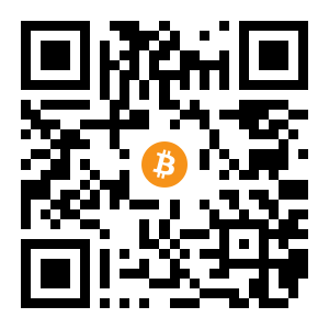 bitcoin:1HmgmSCR3JDJApQiicQLVrFhbFcx3oA8jS black Bitcoin QR code