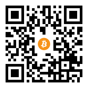 bitcoin:1Hmj43N7mXiJkoCAVtdMtRxyqN2yQWXaab black Bitcoin QR code