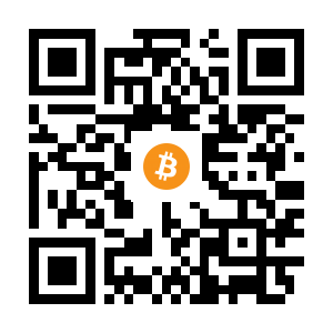 bitcoin:1HnKrDohthZosf1ZvYU1KA4FYRD5vzNvgT black Bitcoin QR code