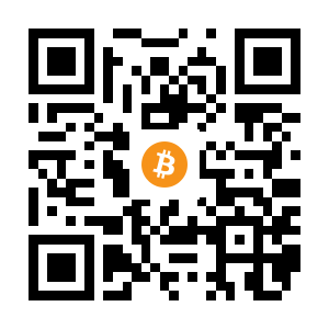 bitcoin:1Hnou4cPn3VH3H431bQowB3H28TjfygNaL black Bitcoin QR code