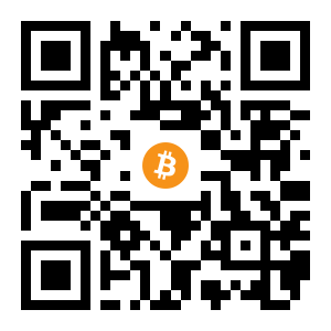 bitcoin:1Hou4iBMtYVKZRR4n6BppGRUP3rJhCmR7C black Bitcoin QR code