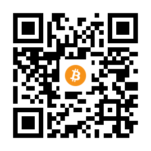 bitcoin:1Hpg21DVSQsDdN4bdZcW7nJ2umRiVR81AX black Bitcoin QR code