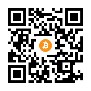 bitcoin:1HpvyJZvcwgU5216bFpoD54HpCmPwsCJWY black Bitcoin QR code