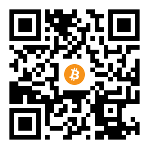 bitcoin:1Hq7RhaGTqMcj8awjEEcwNLvcxVTh3nePp black Bitcoin QR code