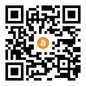 bitcoin:1Hqhpmvi2FGFbtzJkY38uzProrjCTGkL27 black Bitcoin QR code