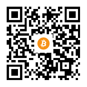 bitcoin:1HqxR1xiEEkwstyo18BT8unVNjZbEUD9cM black Bitcoin QR code