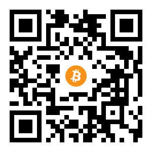 bitcoin:1HrwC4ibMYDjdhsJX9GMisGf2kTqZoQs7p black Bitcoin QR code