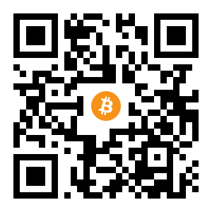 bitcoin:1HsKdUkvGPVVLNkvkzHAFCURV4a74mfdNH black Bitcoin QR code