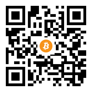 bitcoin:1HtDWTc4ybeH18LW3MJnhAqVyUjgzEr83C black Bitcoin QR code