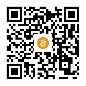 bitcoin:1HteuKrg5bxWrTwoXzjyYGD4sVH3sJ5FGk black Bitcoin QR code