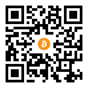 bitcoin:1HtrBhF1sEMZA8S95PsgBo7oBSrB3tuS5L black Bitcoin QR code