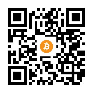 bitcoin:1Hu7gAnv8K4WkD83b9cAnV3BMWeEidMEfm black Bitcoin QR code