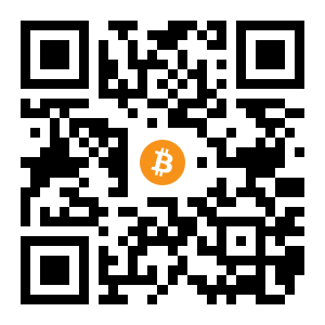 bitcoin:1HuHTyq8xKqXrGyB2QzxRJYpWWXyG8cWv6 black Bitcoin QR code