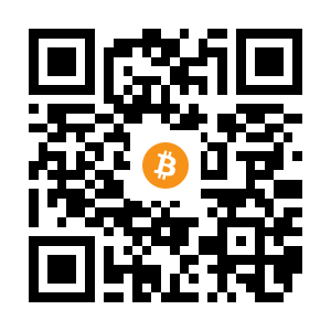 bitcoin:1HwfHuh4kcgYAVp3nJEpwpyRcUcXocpasn black Bitcoin QR code