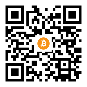 bitcoin:1HwmJmWimqaeEfGsPARfABHPZJVfZS5bD6 black Bitcoin QR code