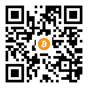 bitcoin:1HxD8ATb4BjAHQtsiqxPaWBKzCfkmMdYNH black Bitcoin QR code