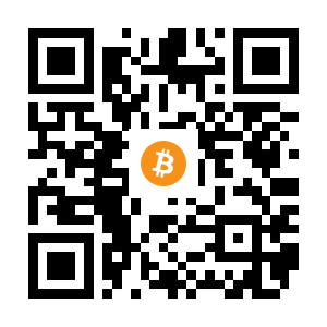 bitcoin:1HxSFDuN4SEo8rAJX26m6dbbPEkEEYDLPy black Bitcoin QR code