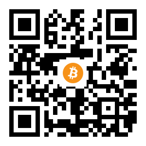 bitcoin:1HyRvZtvtMZEhoFgeTPMRDaWLkBXvw8tXz black Bitcoin QR code