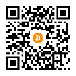 bitcoin:1HzEPuenagLEWj68igDXBBXrzc293RuR5V black Bitcoin QR code
