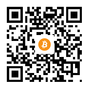 bitcoin:1J17623vsyjXxNictrHUonvnRePGsULWTo black Bitcoin QR code