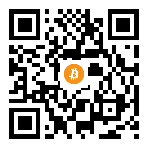 bitcoin:1J1YJ53RTriEa1twjVWHrHdQKKLF6b4fEh black Bitcoin QR code
