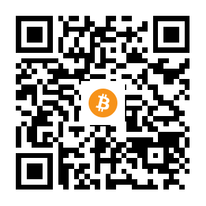 bitcoin:1J1bBCK3yc7ThM6TLz9Wjqx6wkgorJgSfH black Bitcoin QR code