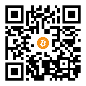 bitcoin:1J1fMrH8wt8wYE494hmi2kULFiJMjmA5J5 black Bitcoin QR code