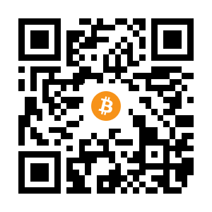 bitcoin:1J26bCZvgexBbSybrTu6FeX9A6vjnaJyHv black Bitcoin QR code