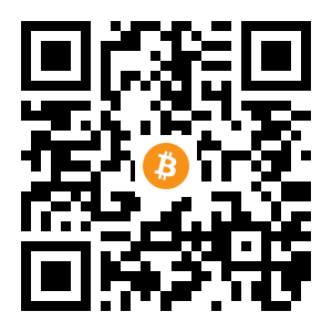 bitcoin:1J3meXAitwGpwtT1YEJBzt6nWTWxPQ8wUz black Bitcoin QR code