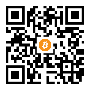 bitcoin:1J3ppW2ReZByauqWUncuLNvD9JjptkmMq3 black Bitcoin QR code