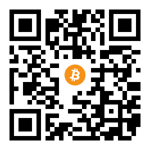 bitcoin:1J3zceXzguoqE3xYndkdz26rwNFEugtBAF black Bitcoin QR code