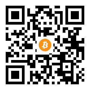 bitcoin:1J4WVCFtuKtPYez4QbxL2k2SahZDEC1RPF black Bitcoin QR code